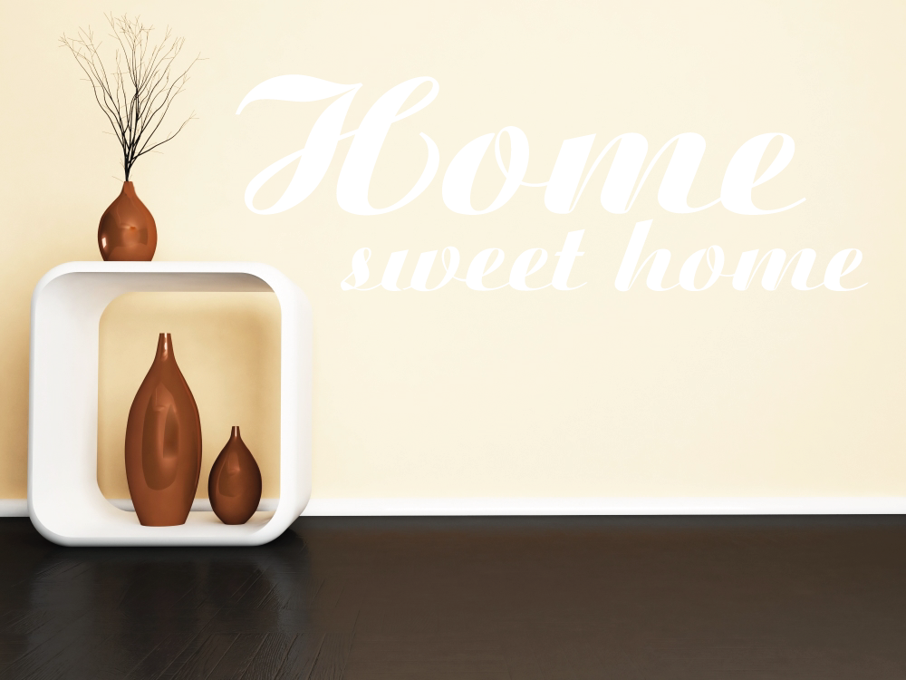 Home sweet home - Samolepka na zeď