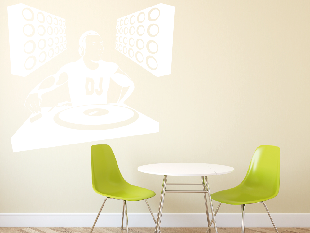 DJ - Samolepka na zeď
