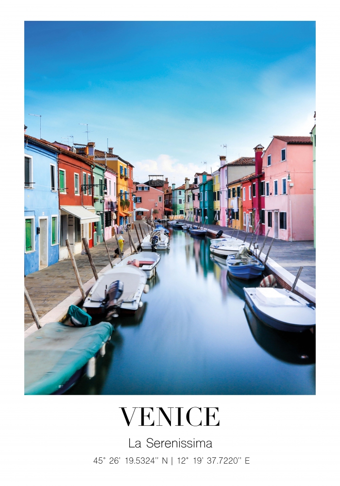 Plakát Benátky ve dne