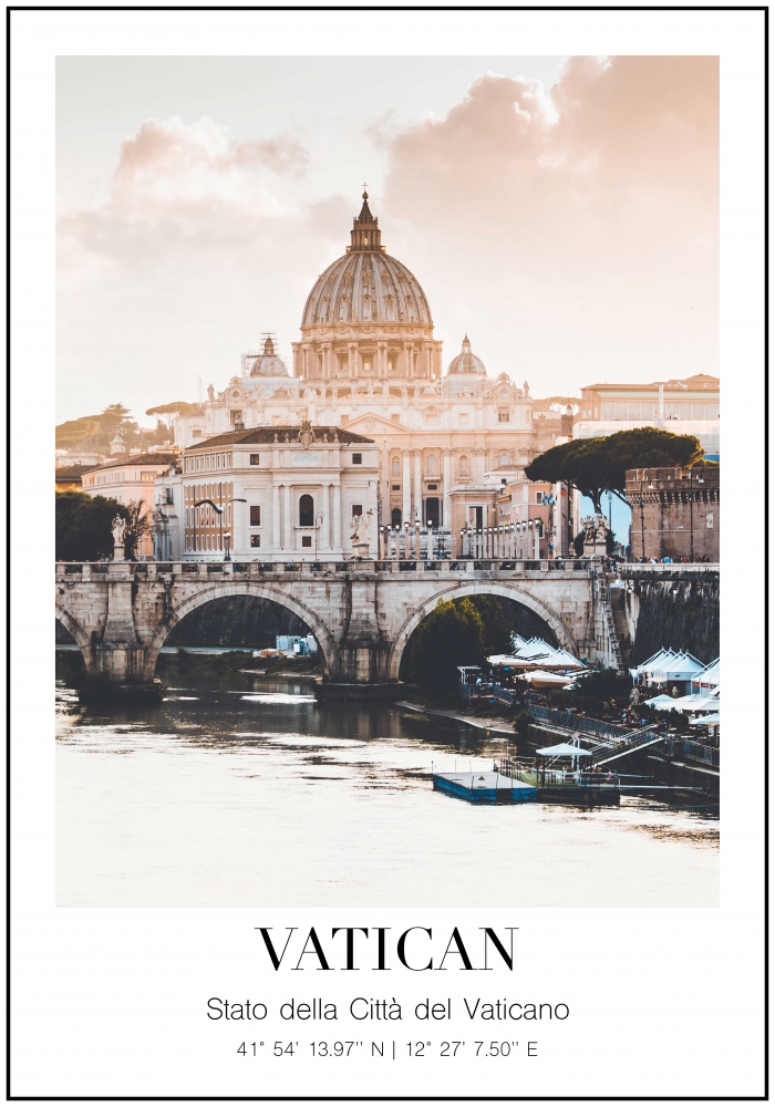 Plakát Vatikán - Bazilika sv. Petra