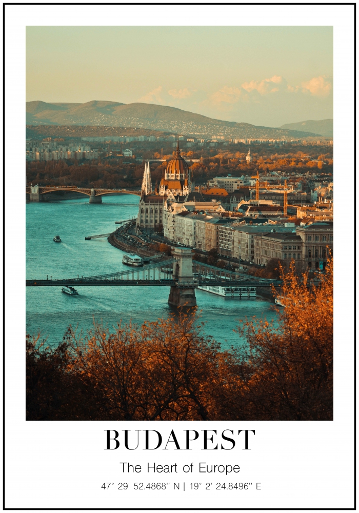 Plakát Budapešť