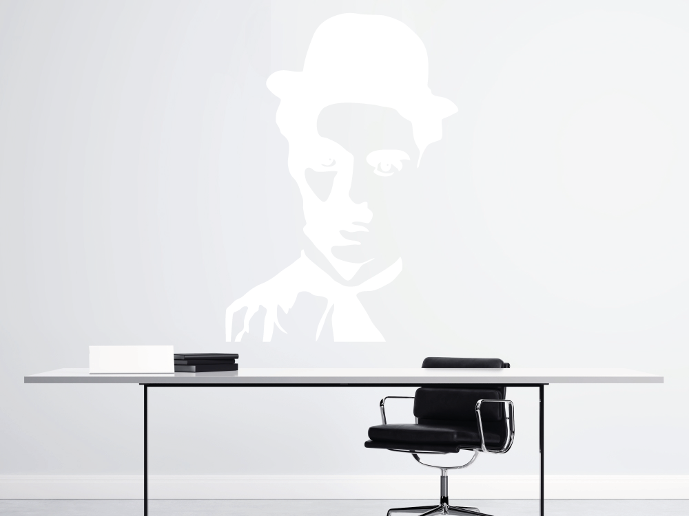 Charlie Chaplin 3 - Samolepka na zeď