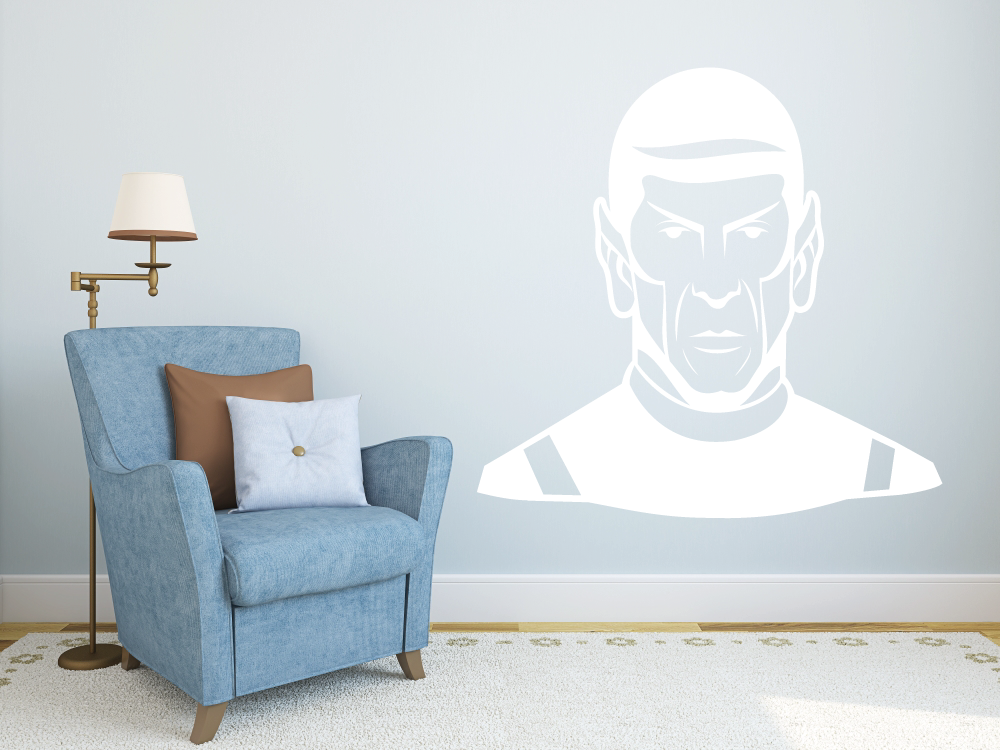 Spock Star Trek - Samolepka na zeď