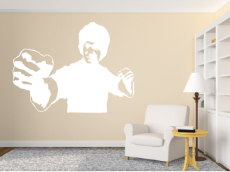 Bruce Lee - samolepka na zeď