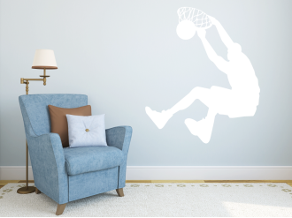 Basketbalista - samolepka na zeď
