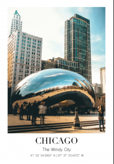 Plakát Chicago - The Bean