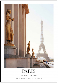 Plakát Paříž