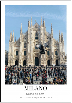 Plakát Milán