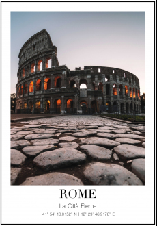 Plakát Řím - Koloseum