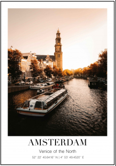 Plakát Amsterdam