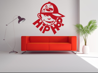 Hip-Hop - Samolepka na zeď