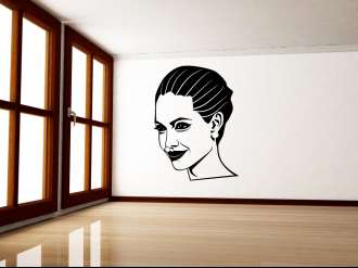 Angelina Jolie - Samolepka na zeď