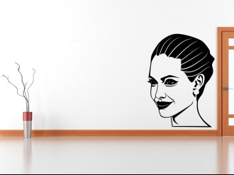Angelina Jolie - Samolepka na zeď