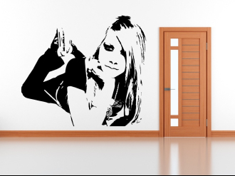 Avril Lavigne - Samolepka na zeď