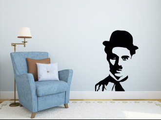 Charlie Chaplin 3 - Samolepka na zeď