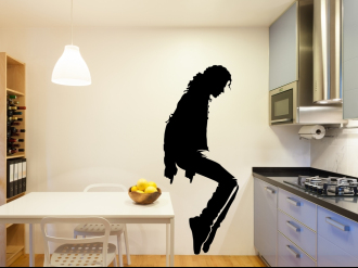 Michael Jackson na špičkách - Samolepka na zeď