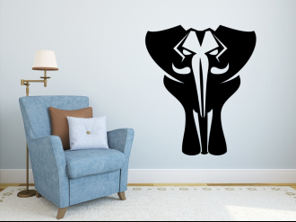 Retro slon - Samolepka na zeď