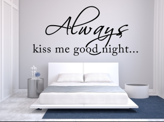 Always kiss me - Samolepka na zeď