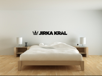Jirka Král Nápis - Samolepka na zeď